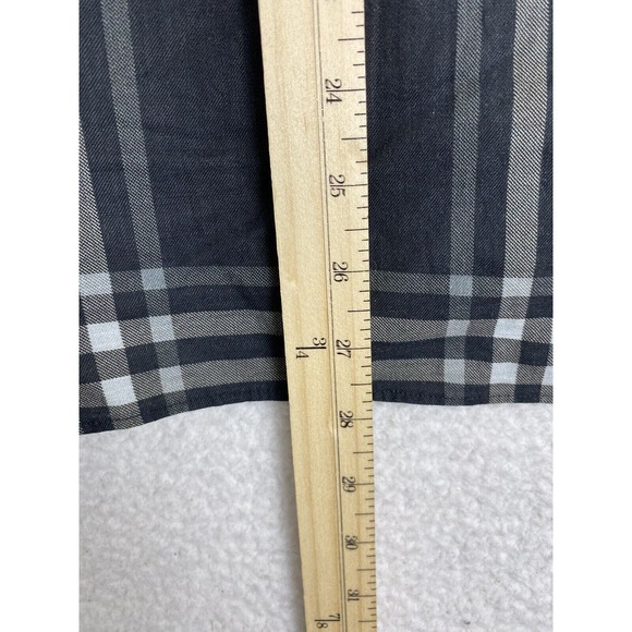 JCRT Black Plaid Twill Short Sleeve Shirt Mens JC#RT Sz M - Picture 9 of 10